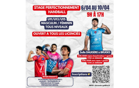 Stage Perfectionnement Printemps